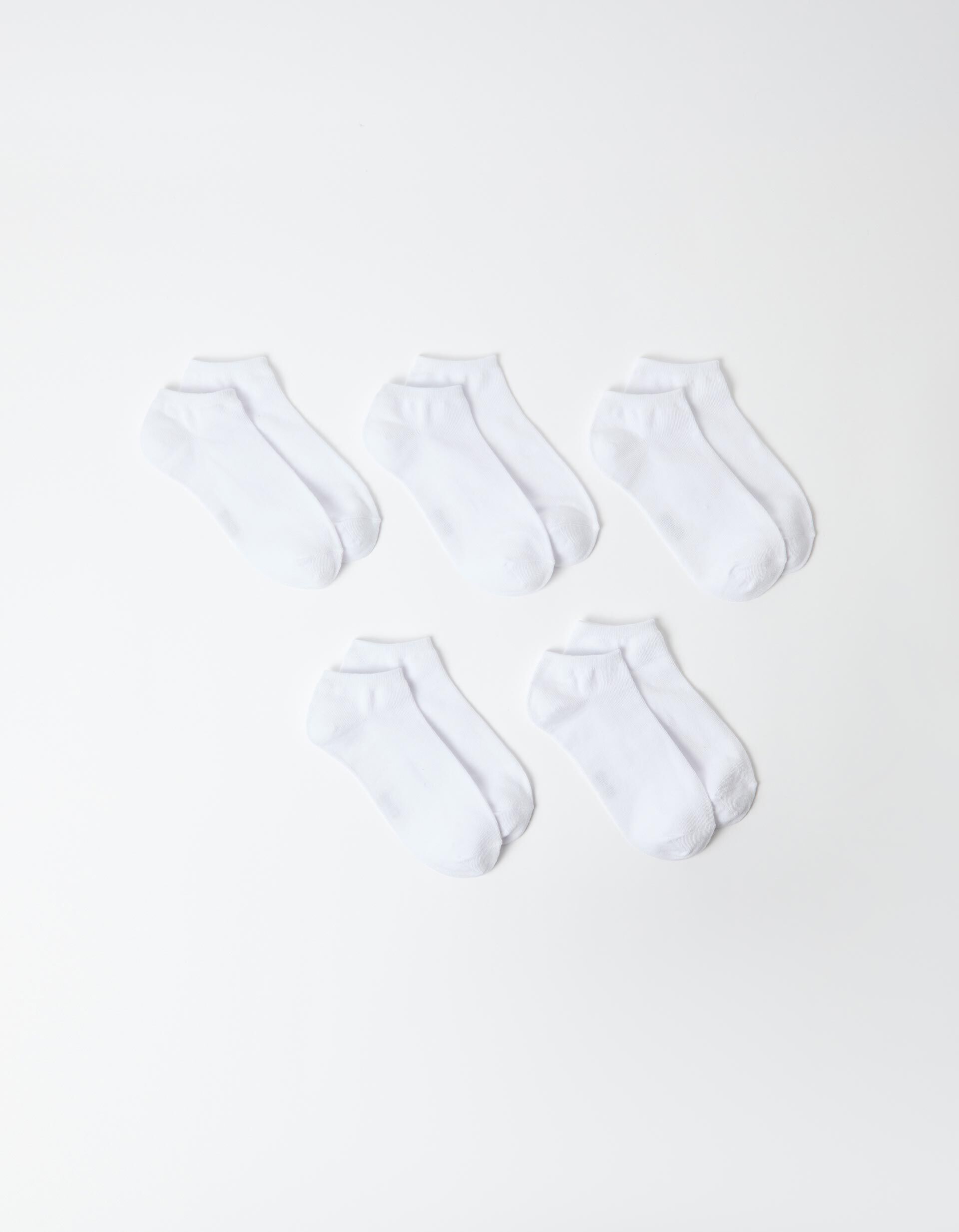 Comprar Online Pack 5 Pares de Meias, Homem, Branco