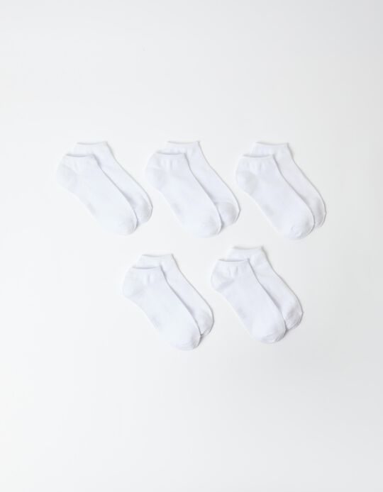 Comprar Online Pack 5 Pares de Meias, Homem, Branco