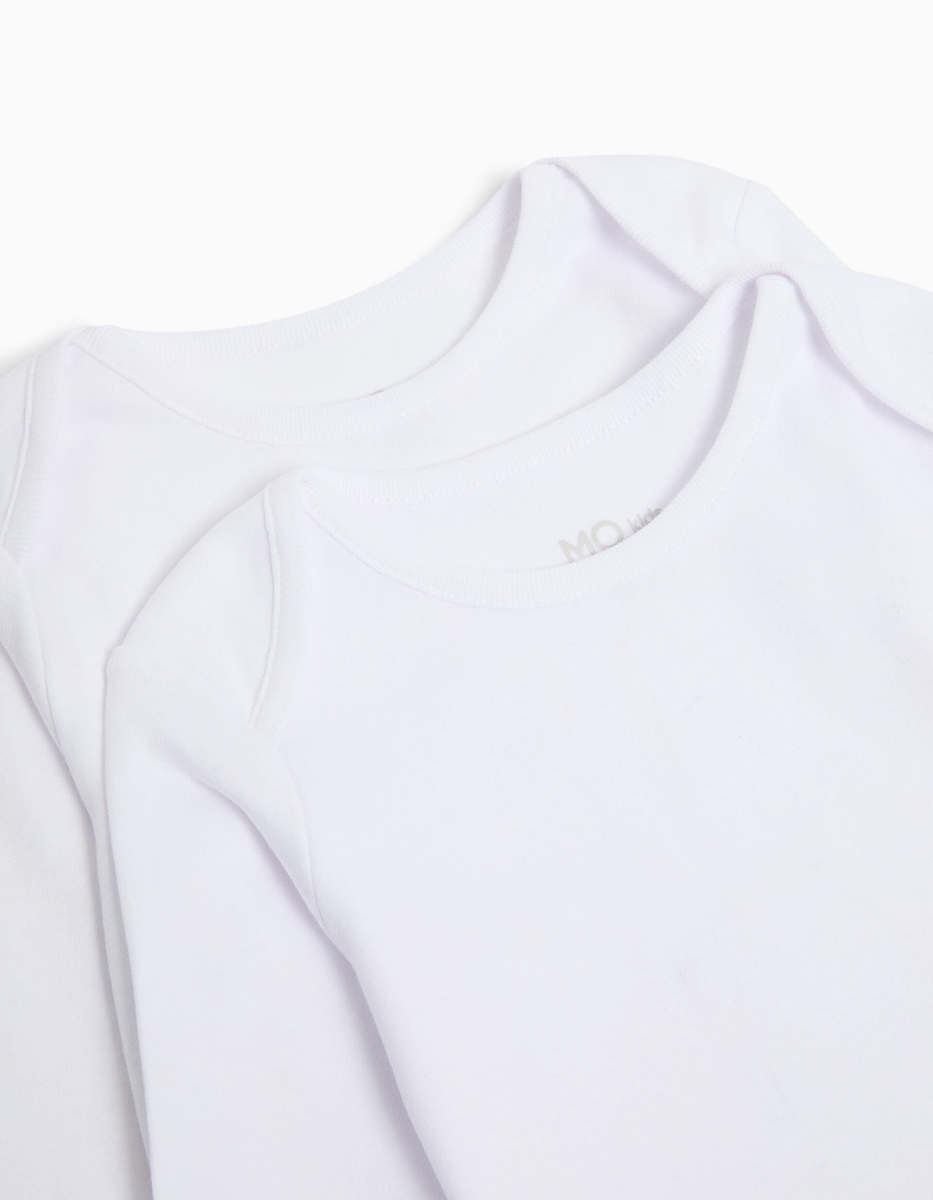 Comprar Online Pack 2 Camisolas Interiores de Manga Comprida, Beb&eacute;, Branco