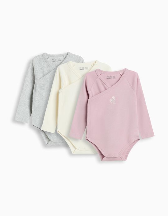 Comprar Online Pack 3 Bodies Quimono, Menina, Multicor