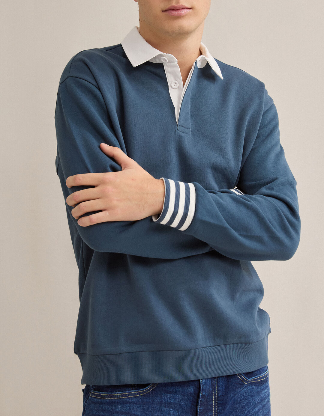 Polo, Homem, Azul Escuro