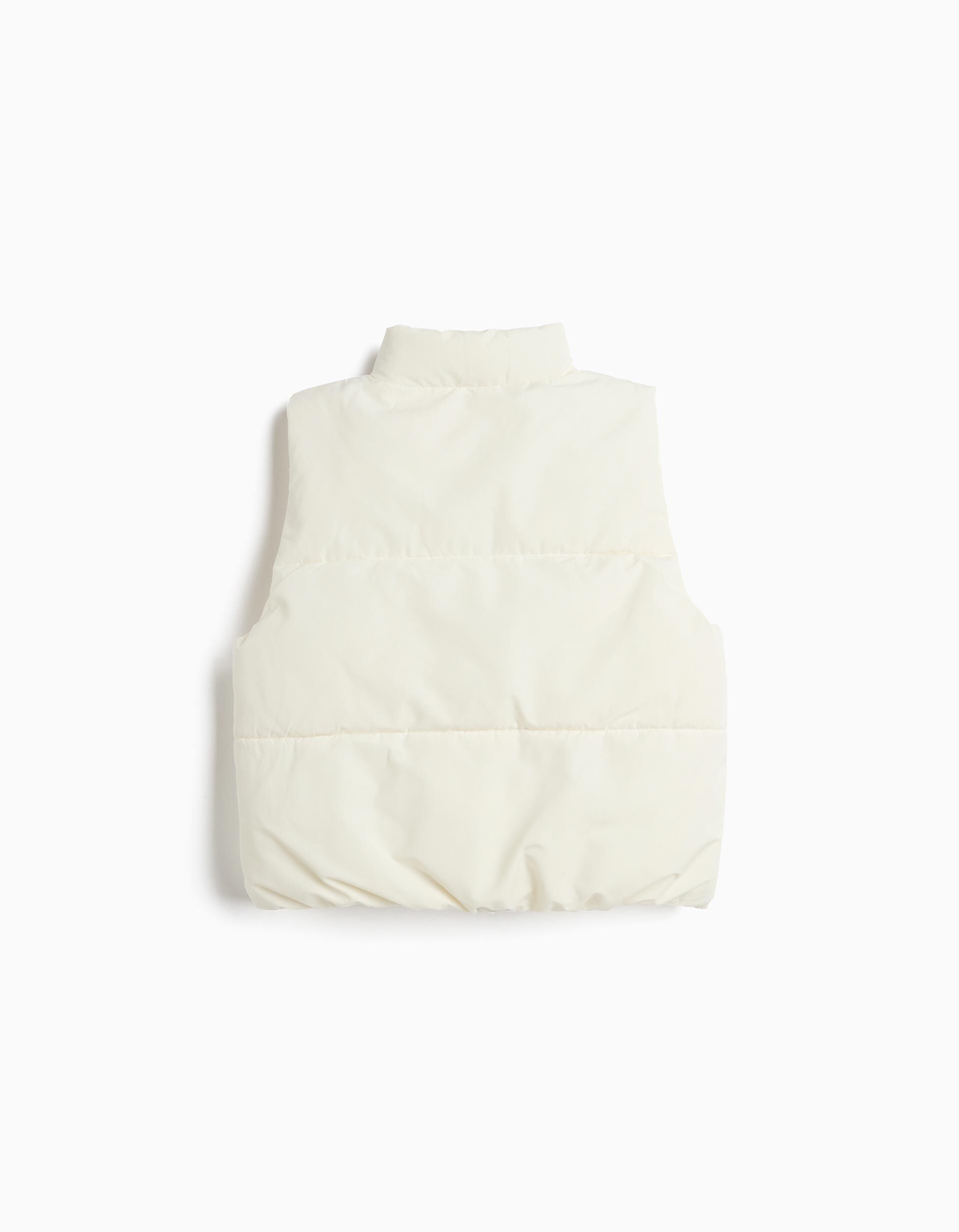 Comprar Online Colete Acolchoado, Menina, Bege Claro