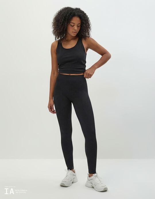 Comprar Online Leggings B&aacute;sicos, Mulher, Preto