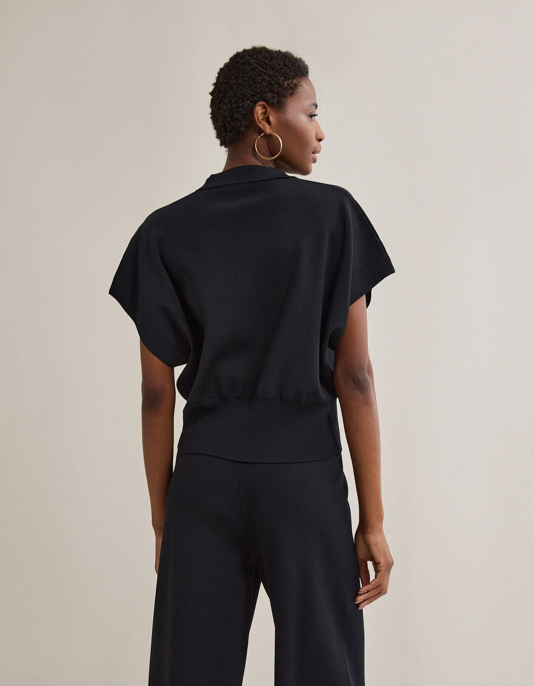 Polo de Malha, Mulher, Preto