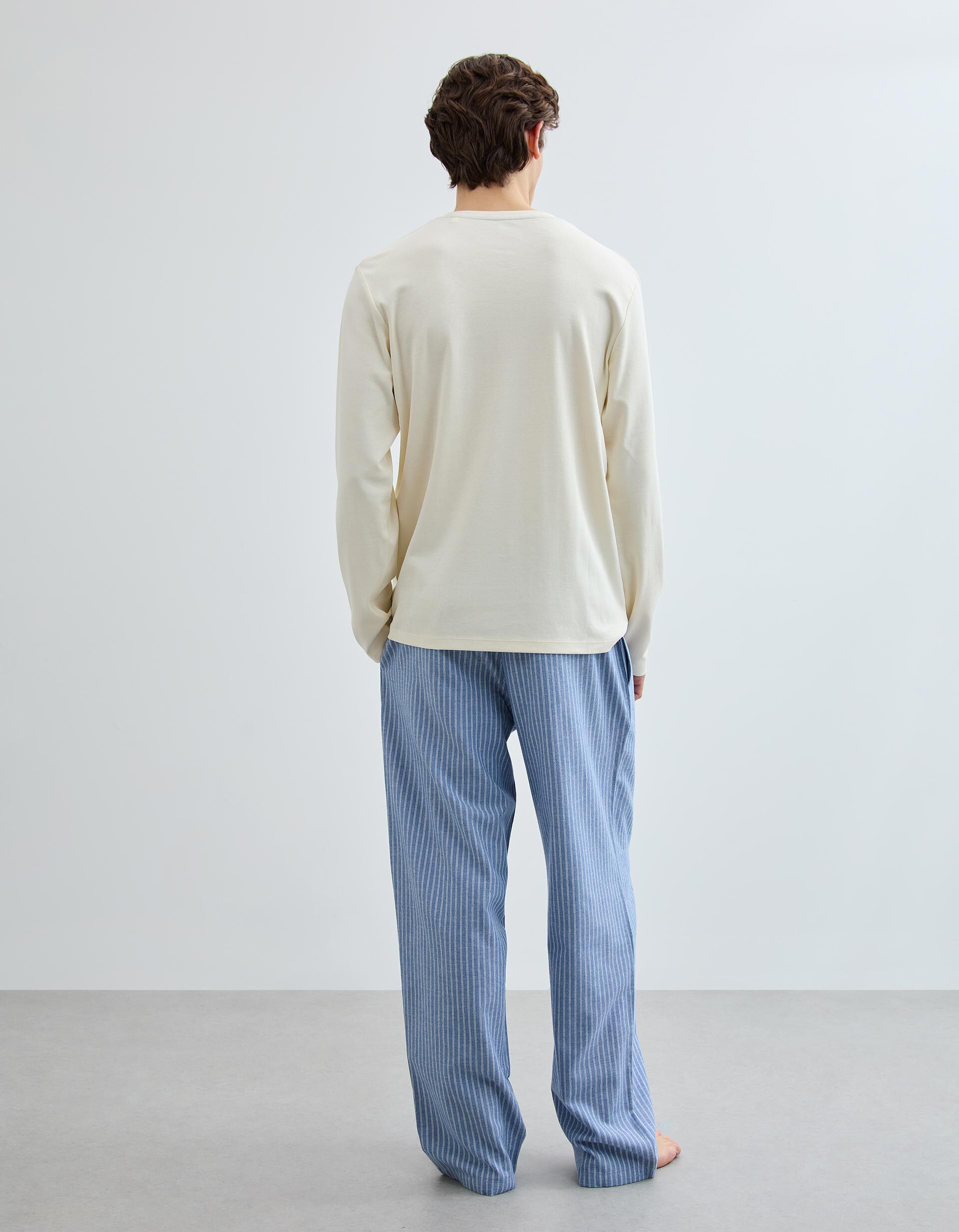 Comprar Online Pijama Riscas, Homem, Branco