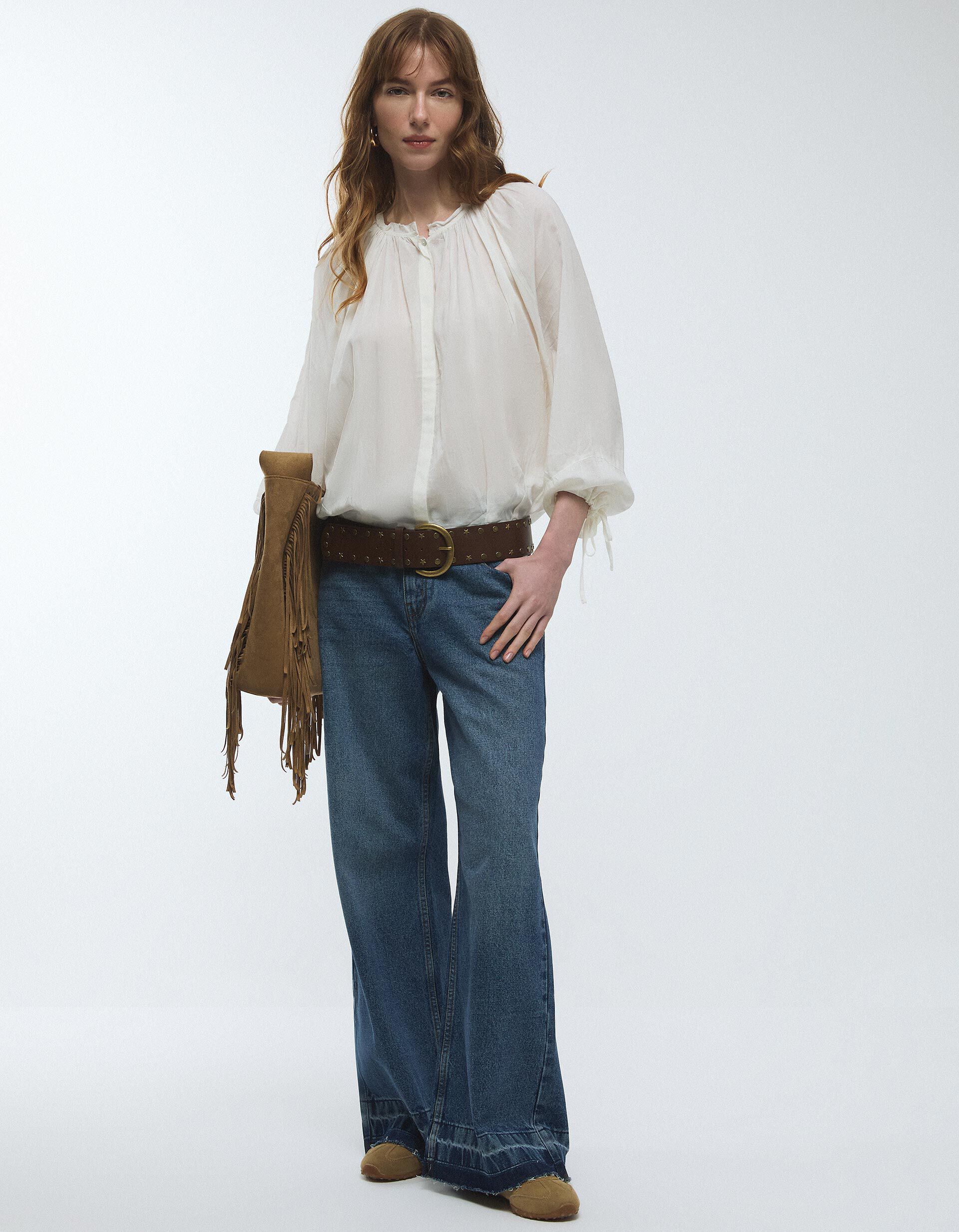 Comprar Online Blusa, Mulher, Bege Claro