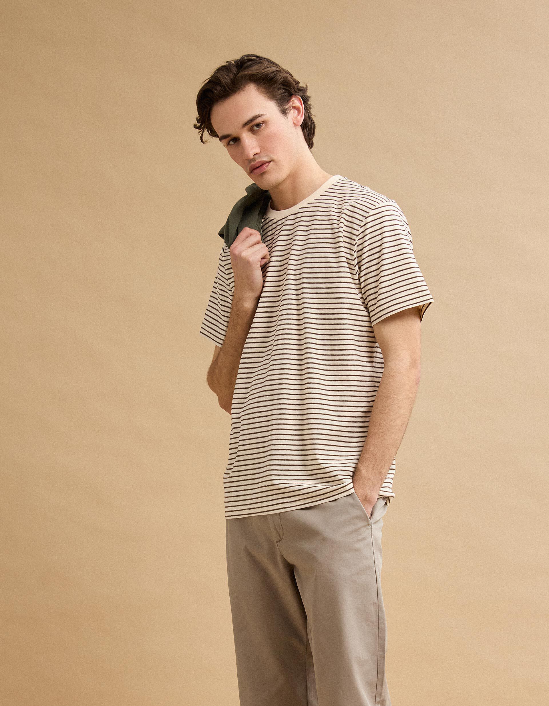 Comprar Online T-shirt Jersey, Homem, Castanho