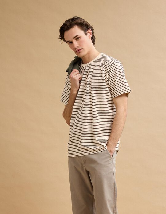 Comprar Online T-shirt Jersey, Homem, Castanho