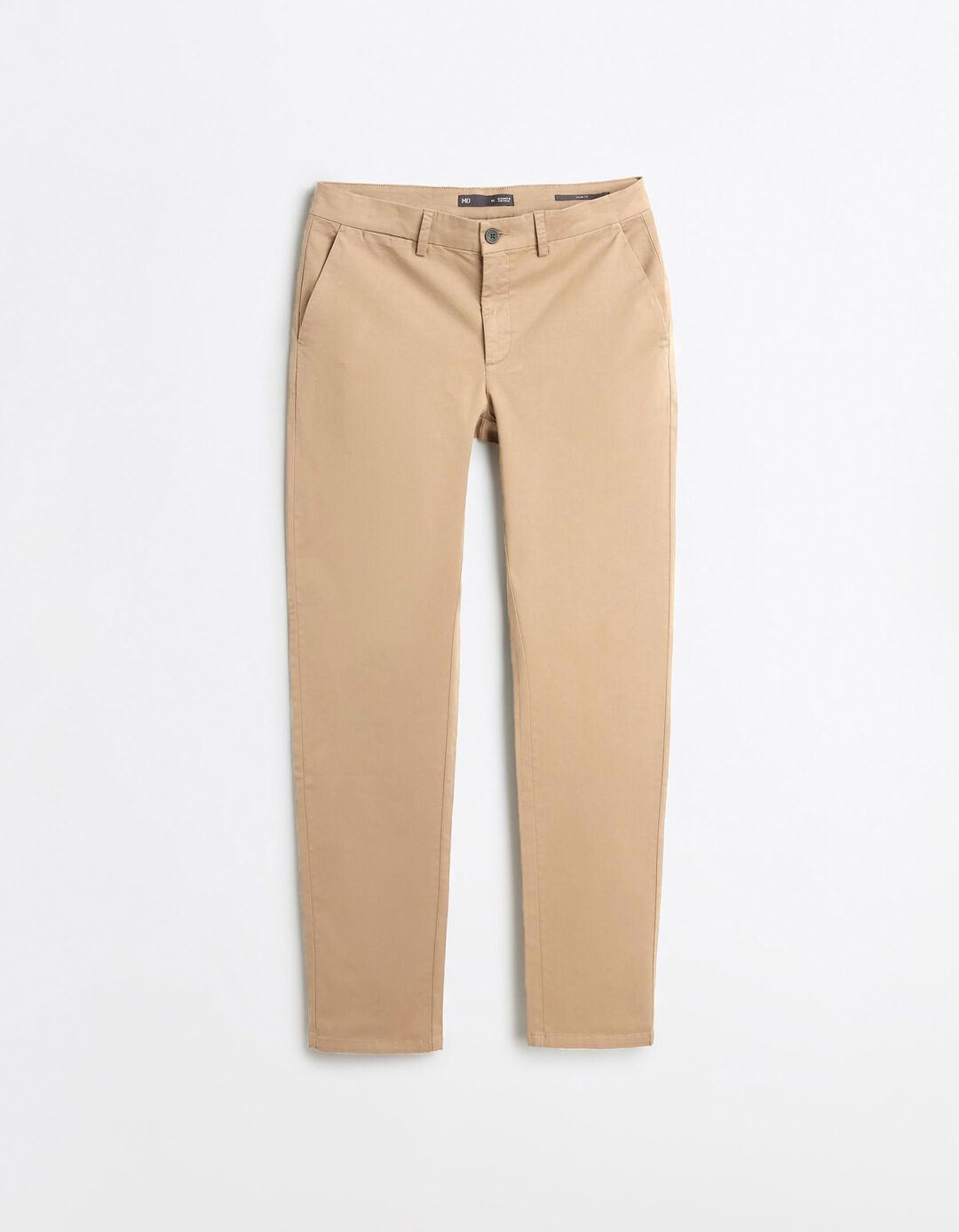 Cal&ccedil;as Chino Slim, Homem, Bege Escuro