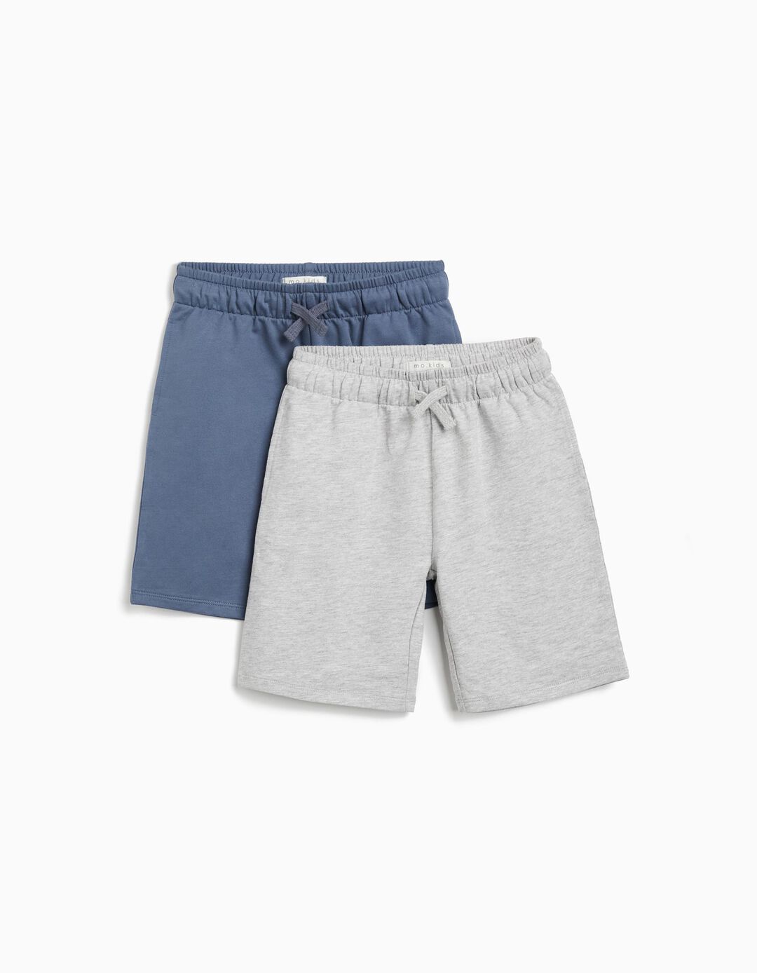 Pack 2 Calções Fleece, Menino, Cinzento Claro 