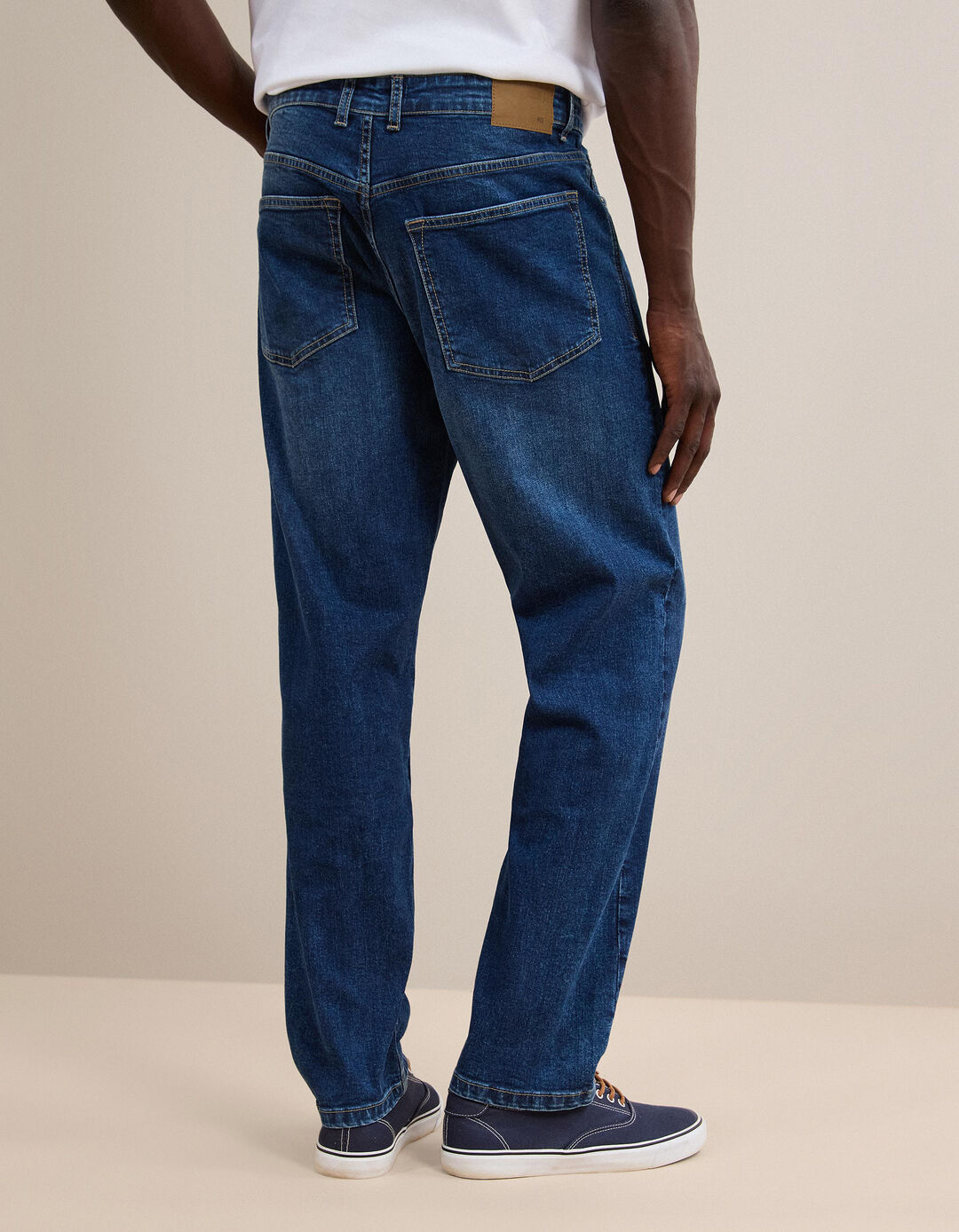 Cal&ccedil;as De Ganga 'Tapered Fit', Homem, Azul 