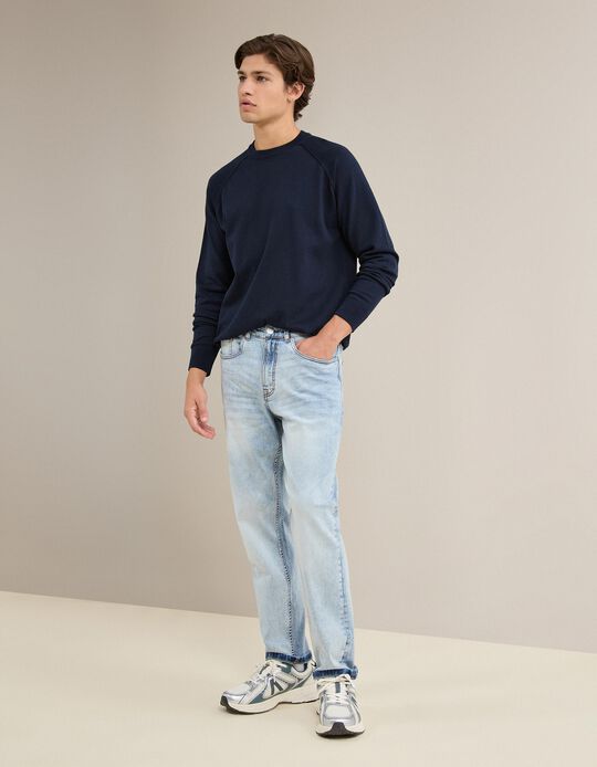 Comprar Online Cal&ccedil;as De Ganga 'Tapered Fit', Homem, Azul Claro