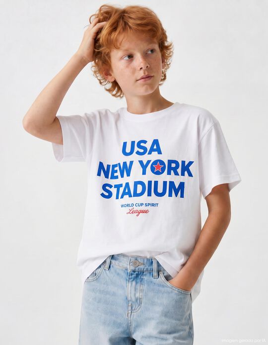 Comprar Online T-shirt, Menino, Branco