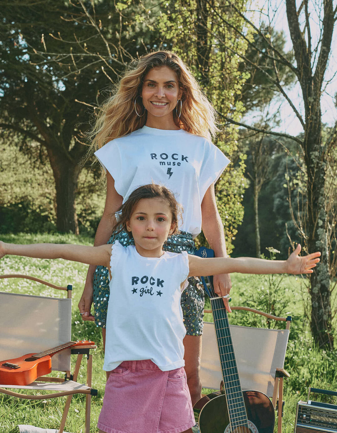 T-shirt Estampada, Menina, Branco