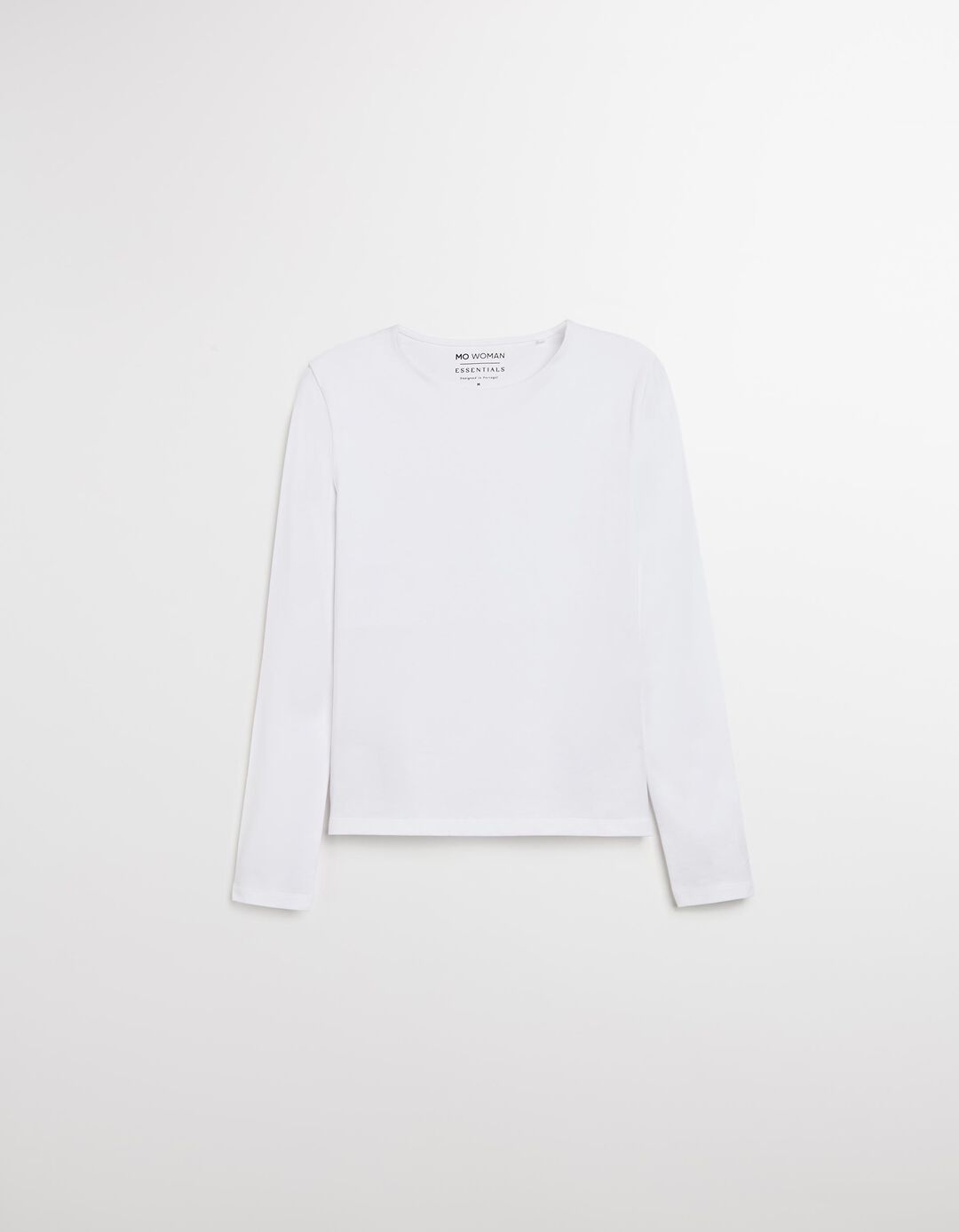 T-shirt Manga Comprida, Mulher, Branco