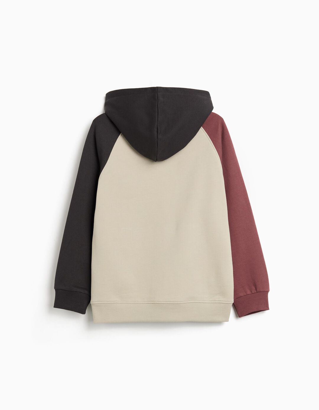 Sweatshirt de Felpa Capuz, Menino, Cinzento Escuro