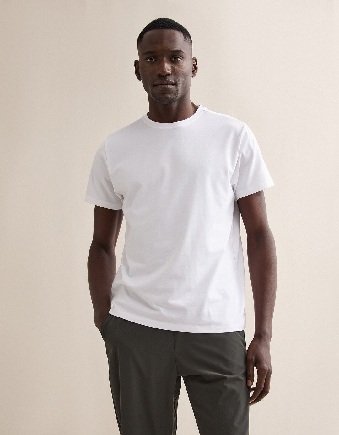 T-shirt, Homem, Branco