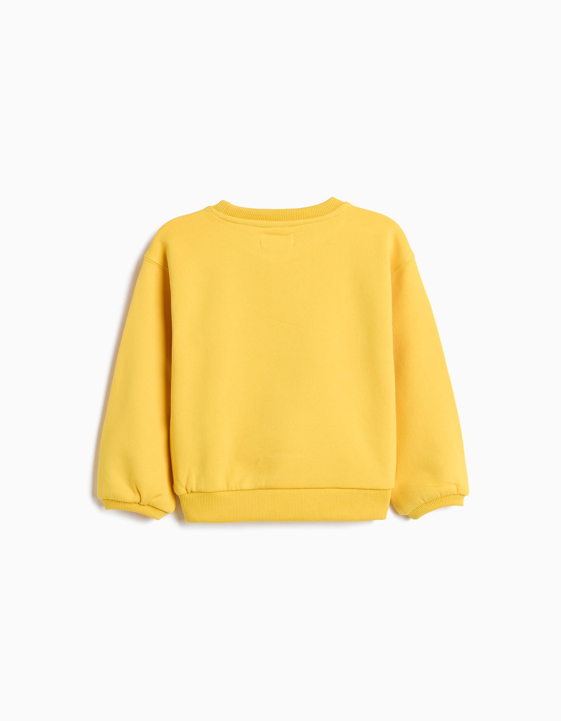 Comprar Online Sweatshirt De Felpa Estampada, Menina, Amarelo