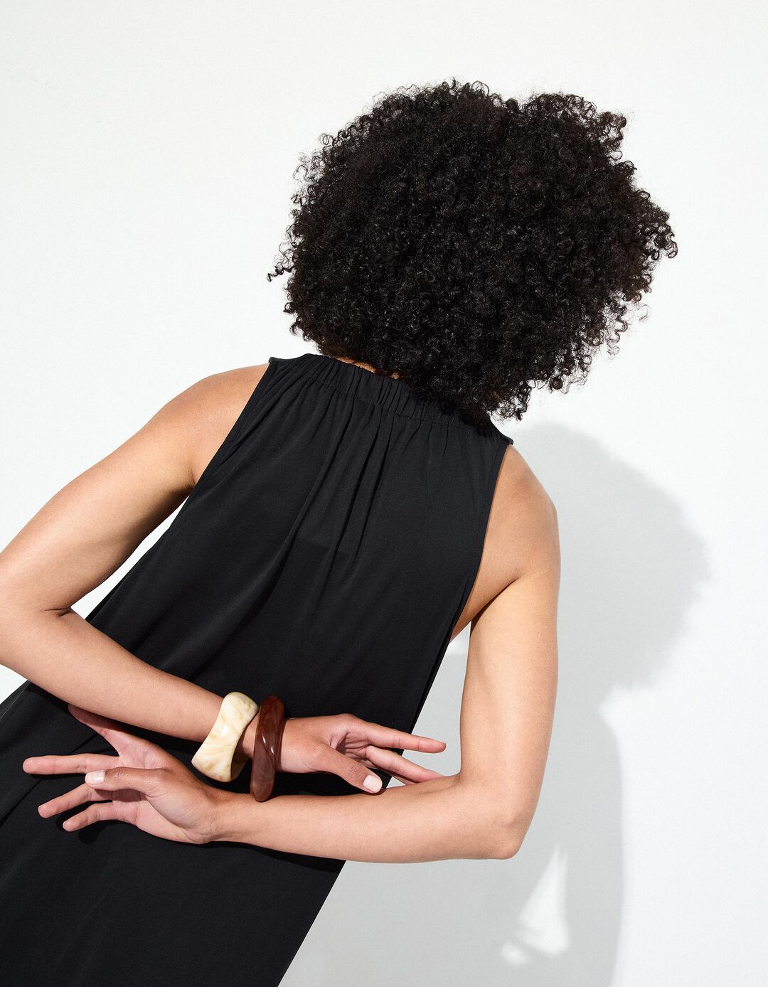 Vestido Comprido, Mulher, Preto