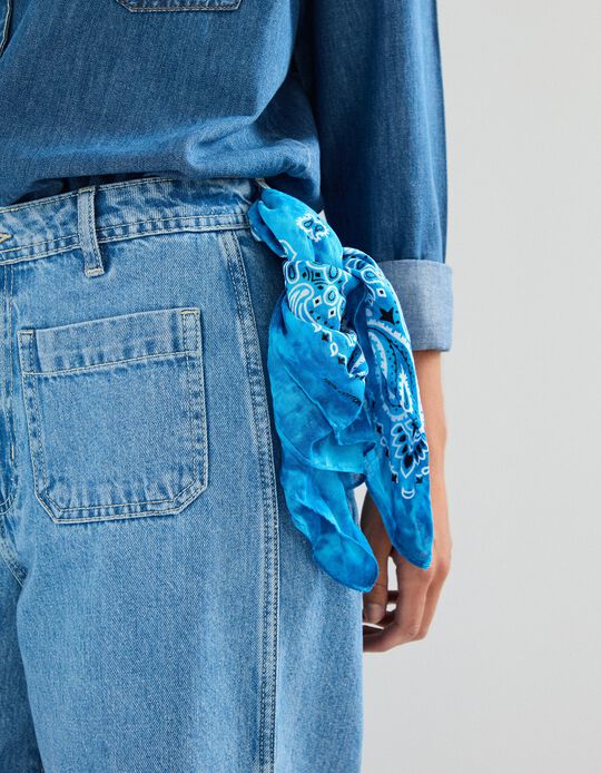 Comprar Online Lenço, Mulher, Azul
