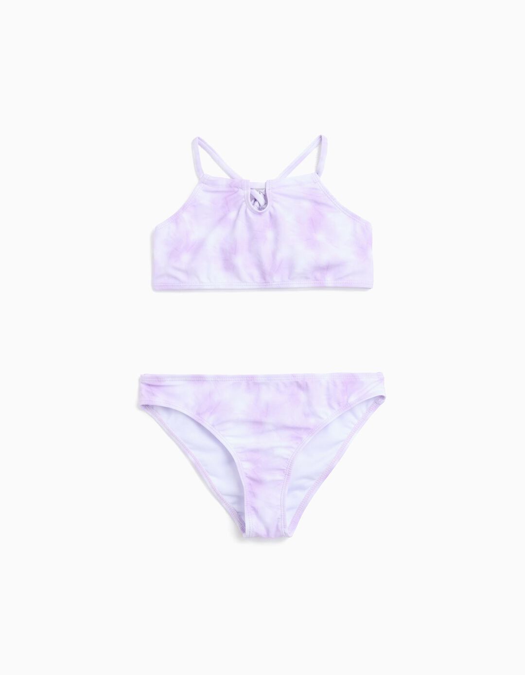 Biquíni Tie-Dye, Menina, Lilás Claro 