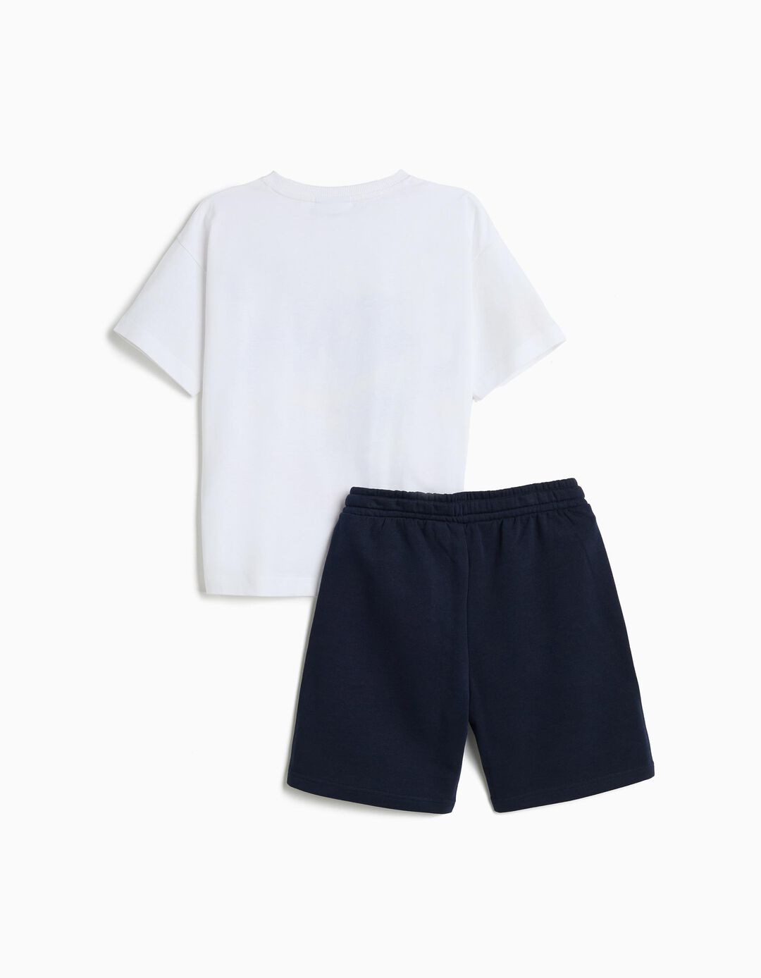 Conjunto T-shirt e Cal&ccedil;&otilde;es 'Sonic', Menino, Azul Escuro