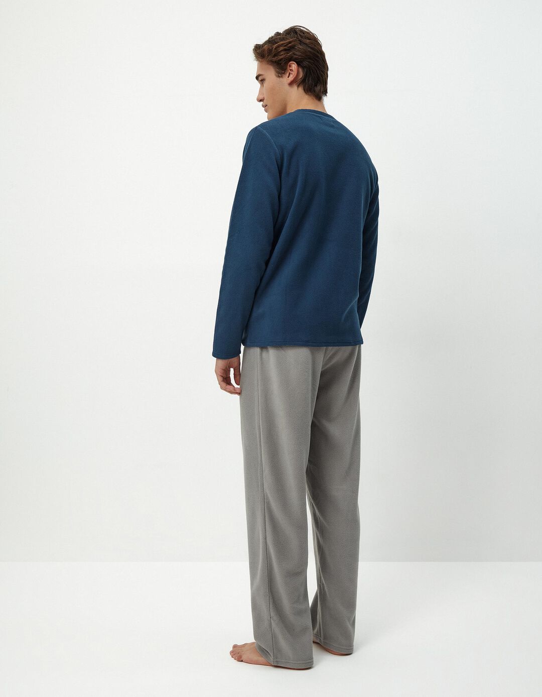 Pijama Polar, Homem, Azul
