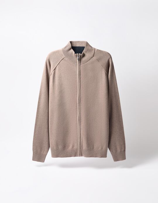 Comprar Online Casaco de Malha, Homem, Castanho