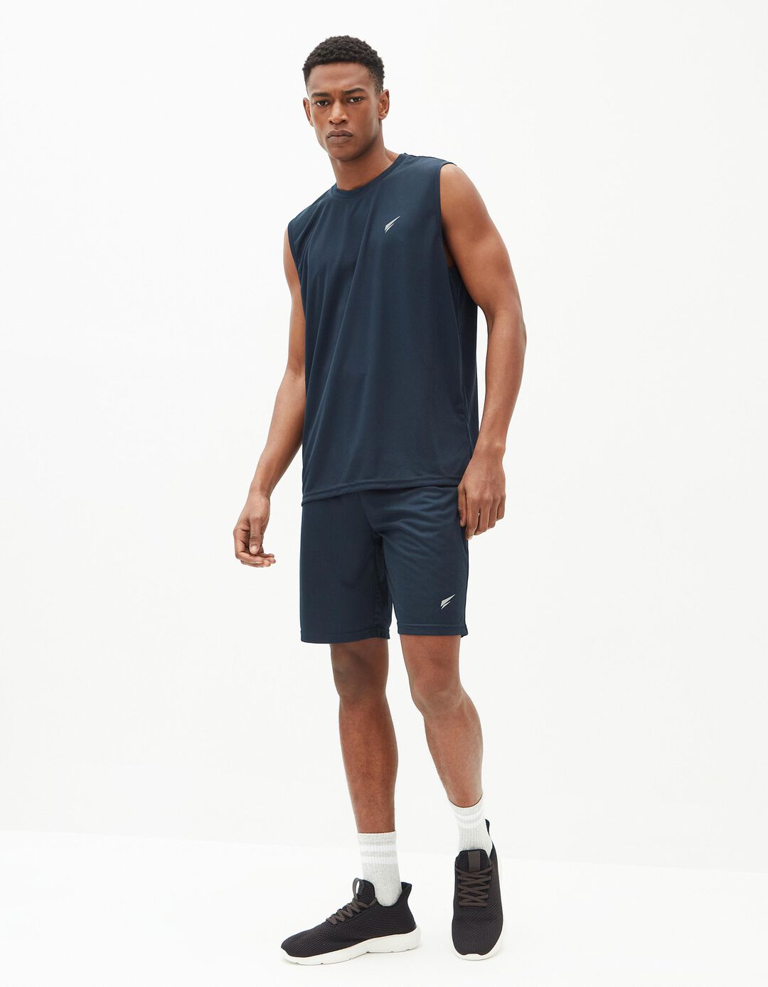 Calções de Desporto, Homem, Azul Escuro