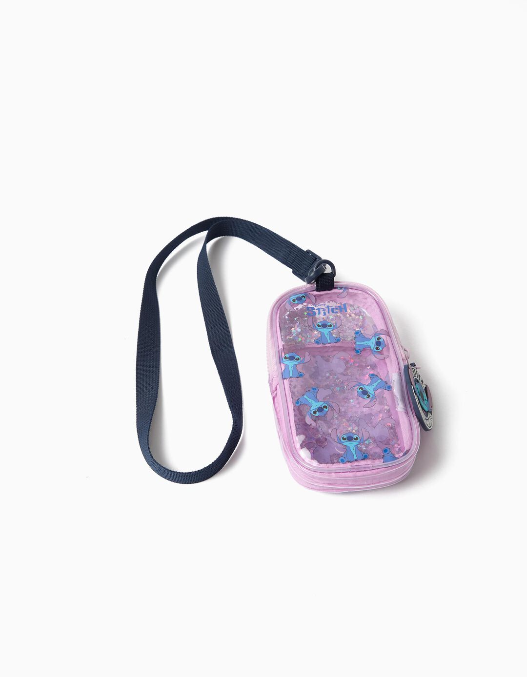 Bolsa De Telem&oacute;vel 'Stitch' &copy;Disney, Menina, Rosa