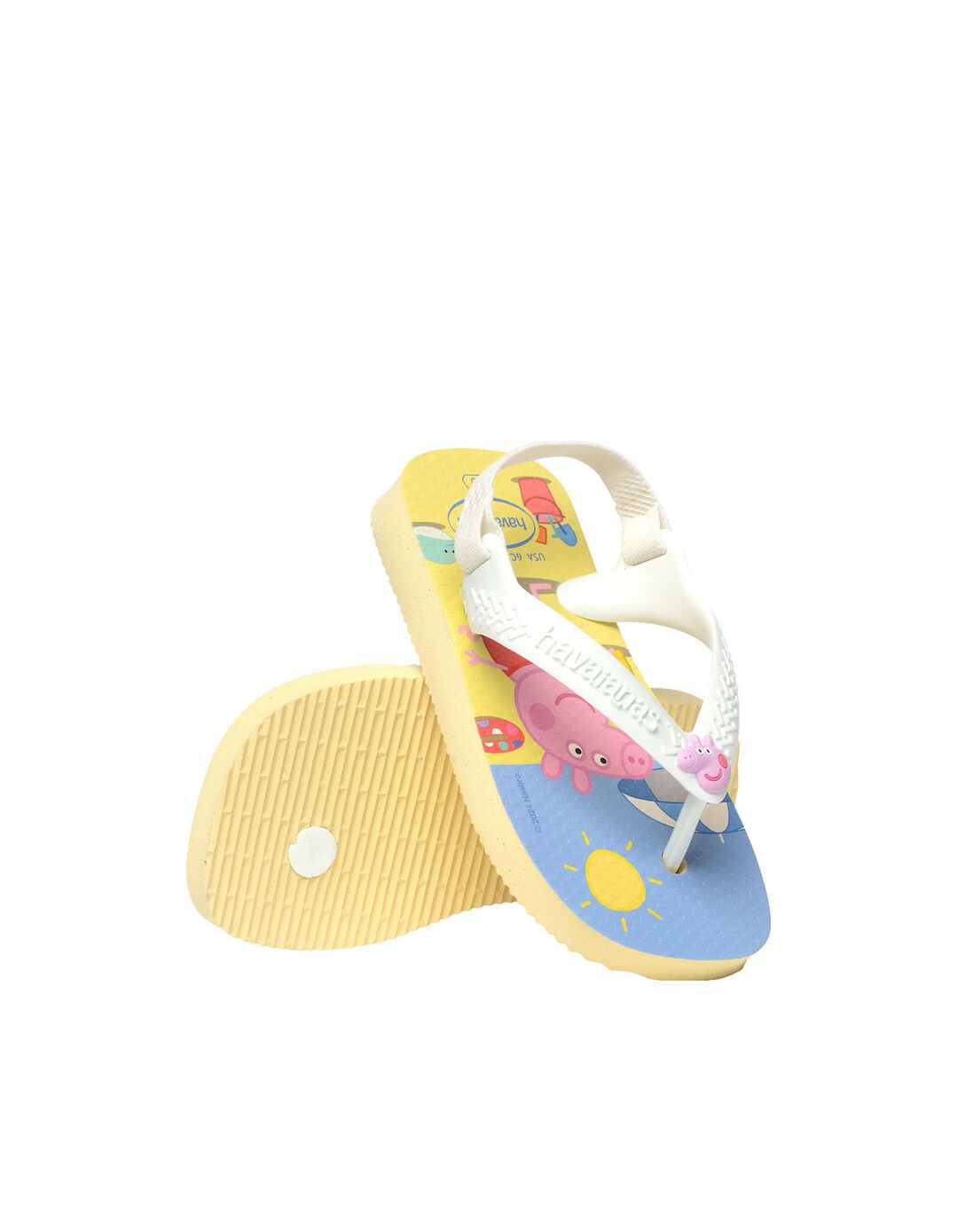 Chinelos Havaianas 'Peppa Pig', Menina, Amarelo