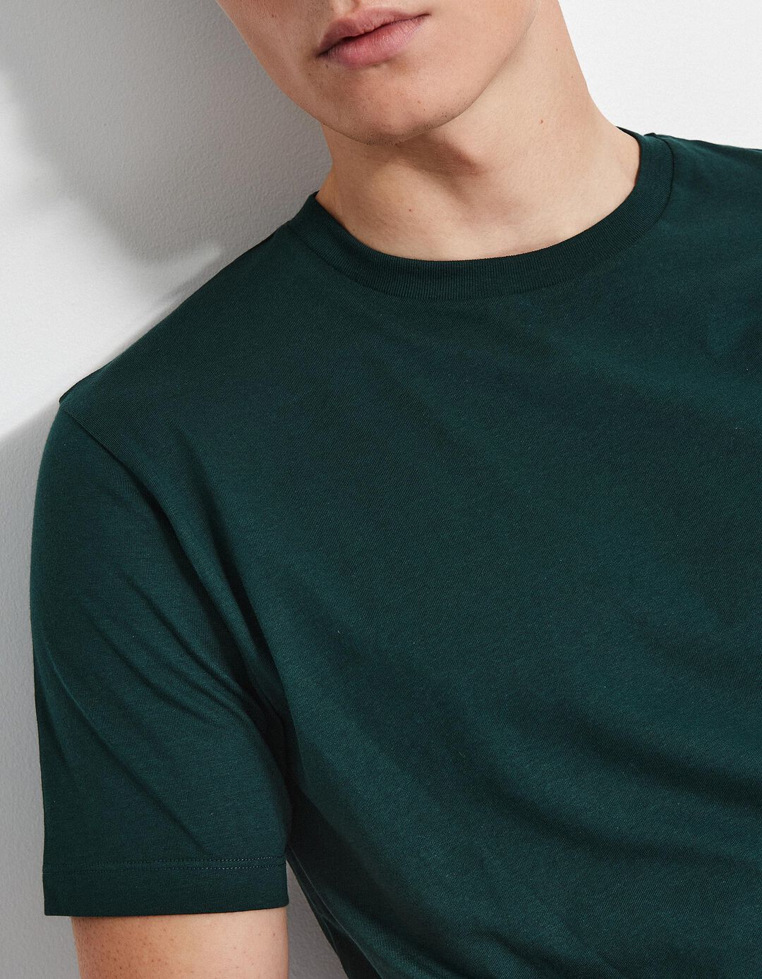 T-shirt Lisa, Homem, Verde Escuro