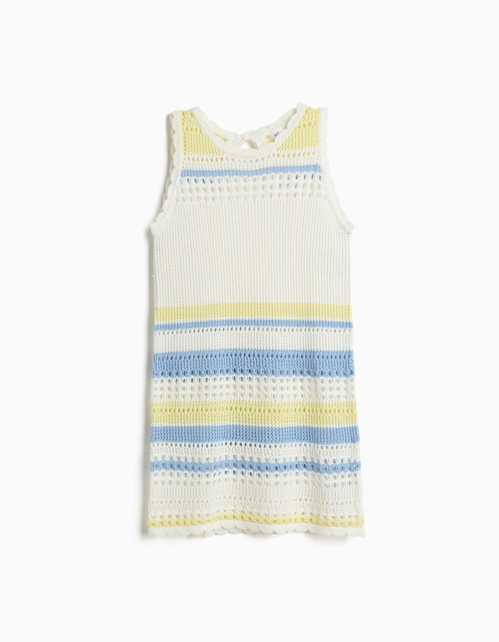Comprar Online Vestido Crochet, Menina, Amarelo