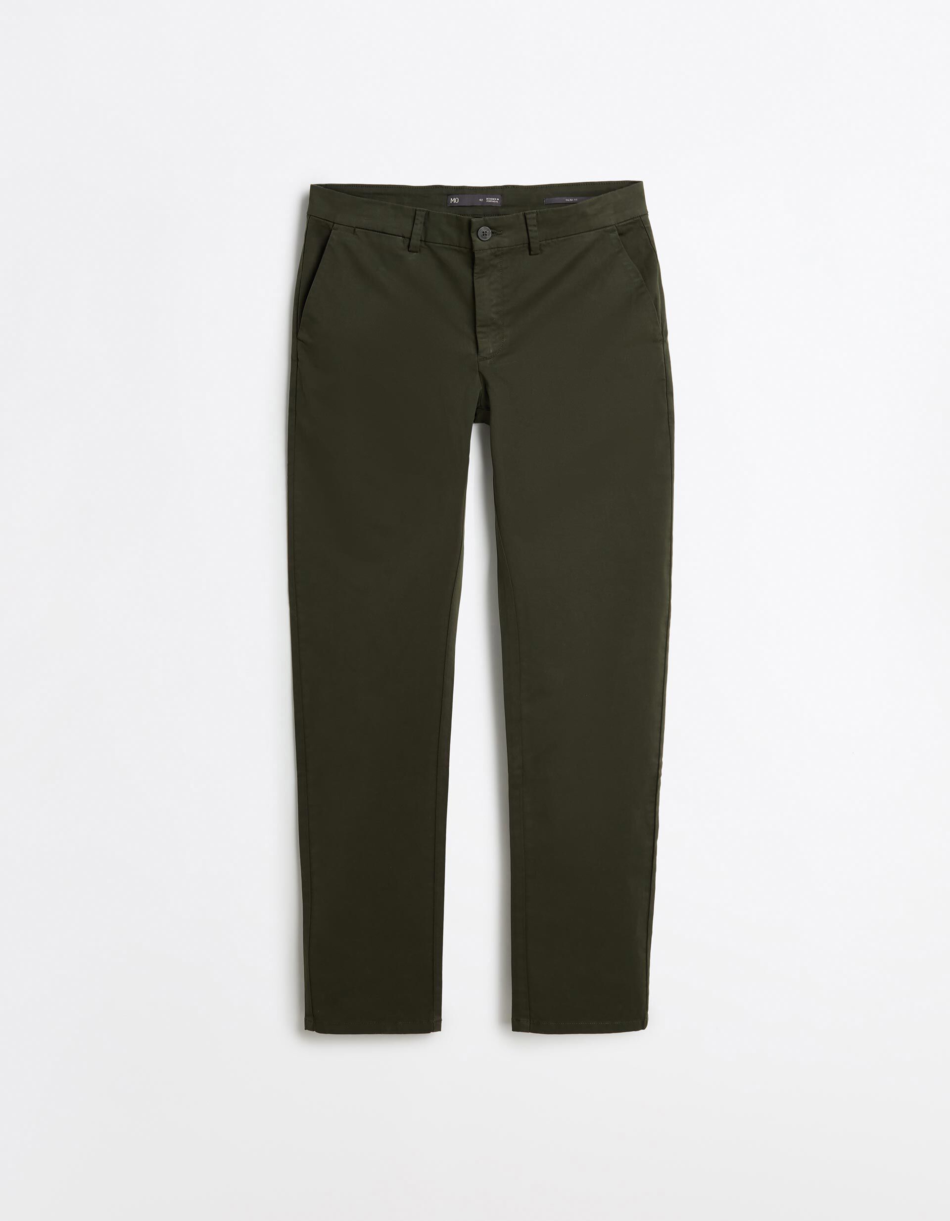 Comprar Online Cal&ccedil;as Chino Slim, Homem, Verde Escuro
