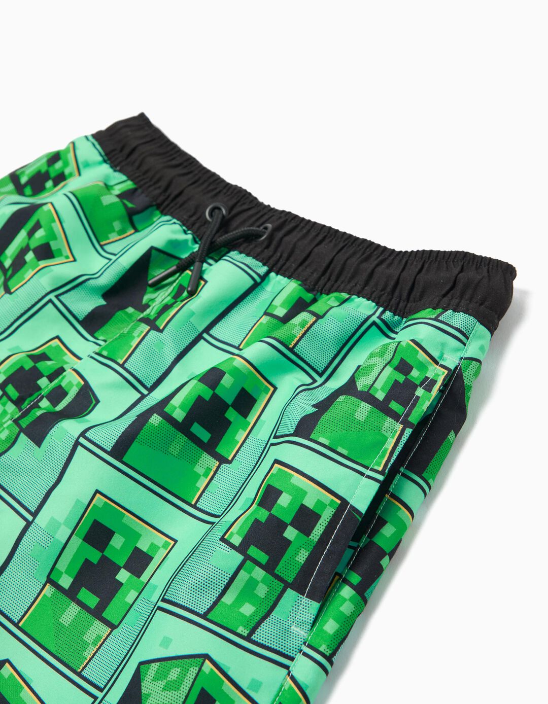 Cal&ccedil;&otilde;es de Banho 'Minecraft', Menino, Preto
