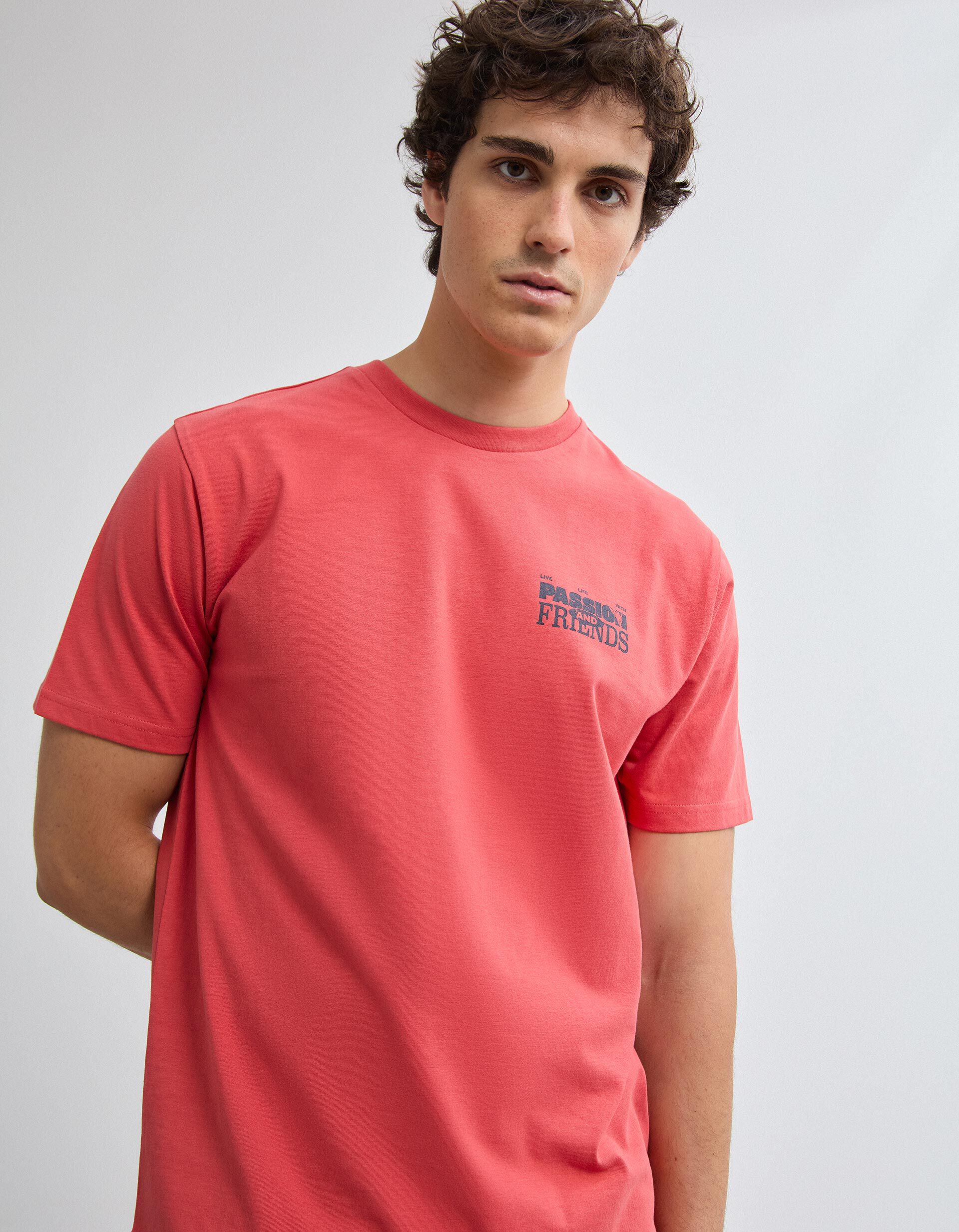 Comprar Online T-shirt Jersey, Homem, Vermelho