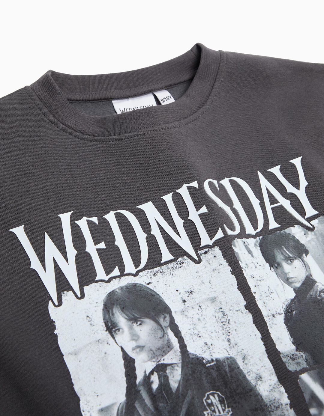 Sweatshirt 'Wednesday', Menina, Preto