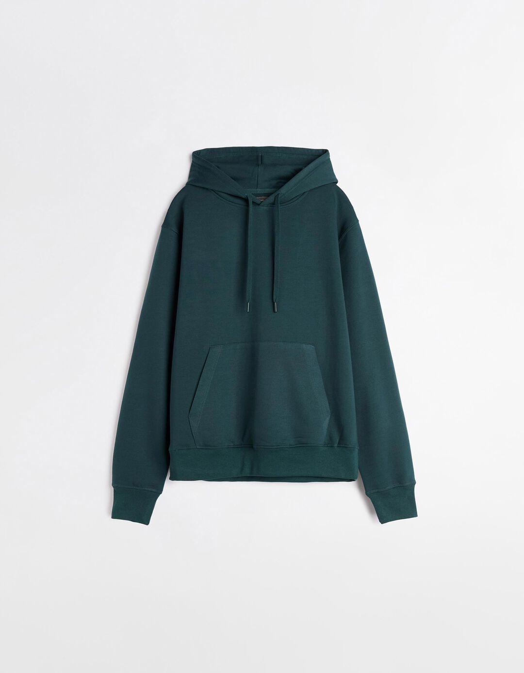 Sweatshirt de Felpa Capuz, Homem, Verde Escuro