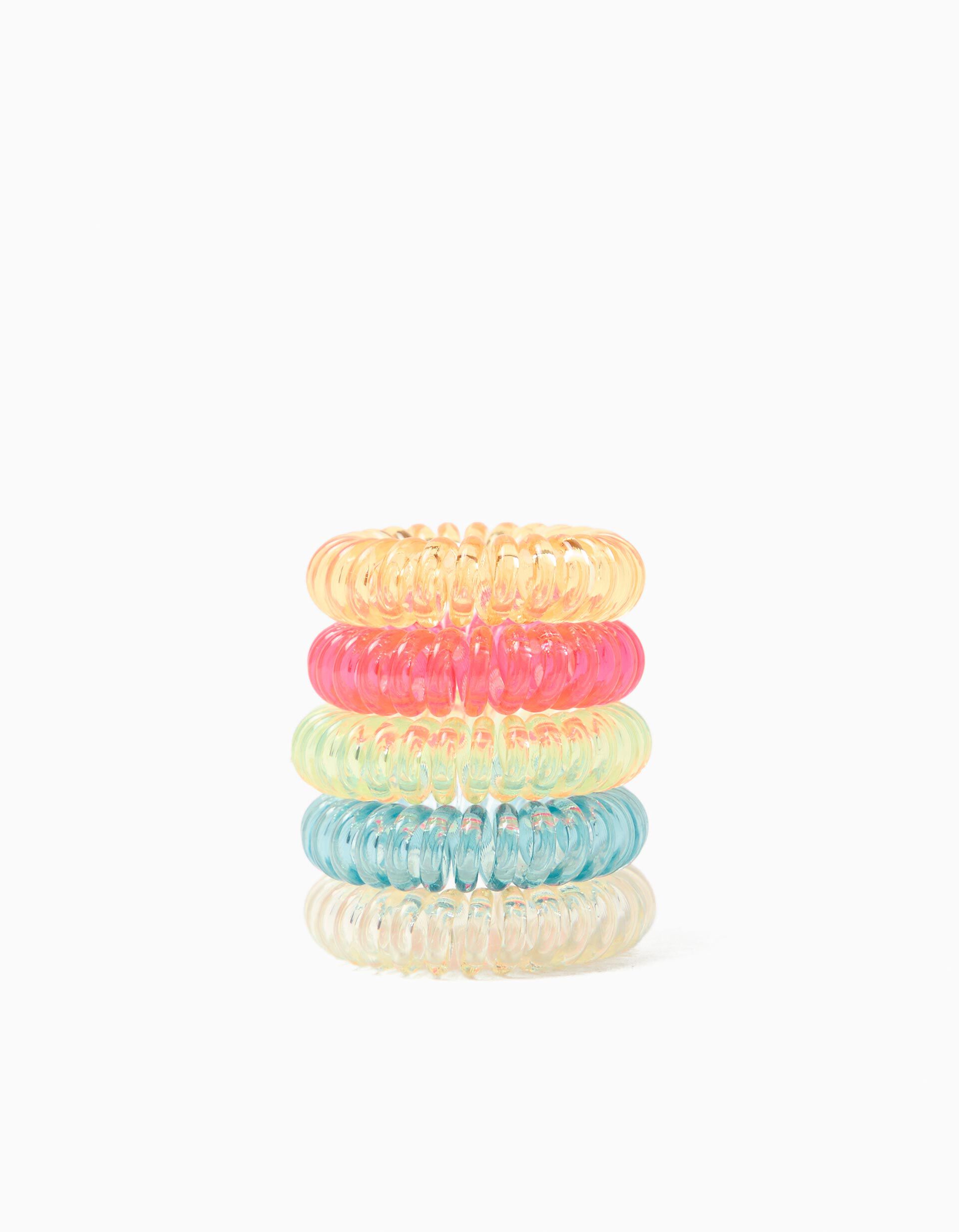 Comprar Online Pack 5 El&aacute;sticos de Cabelo, Menina, Multicor