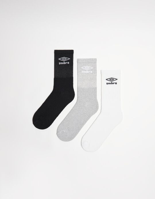 Comprar Online Pack 3 Pares de Meias 'Umbro', Homem, Multicor