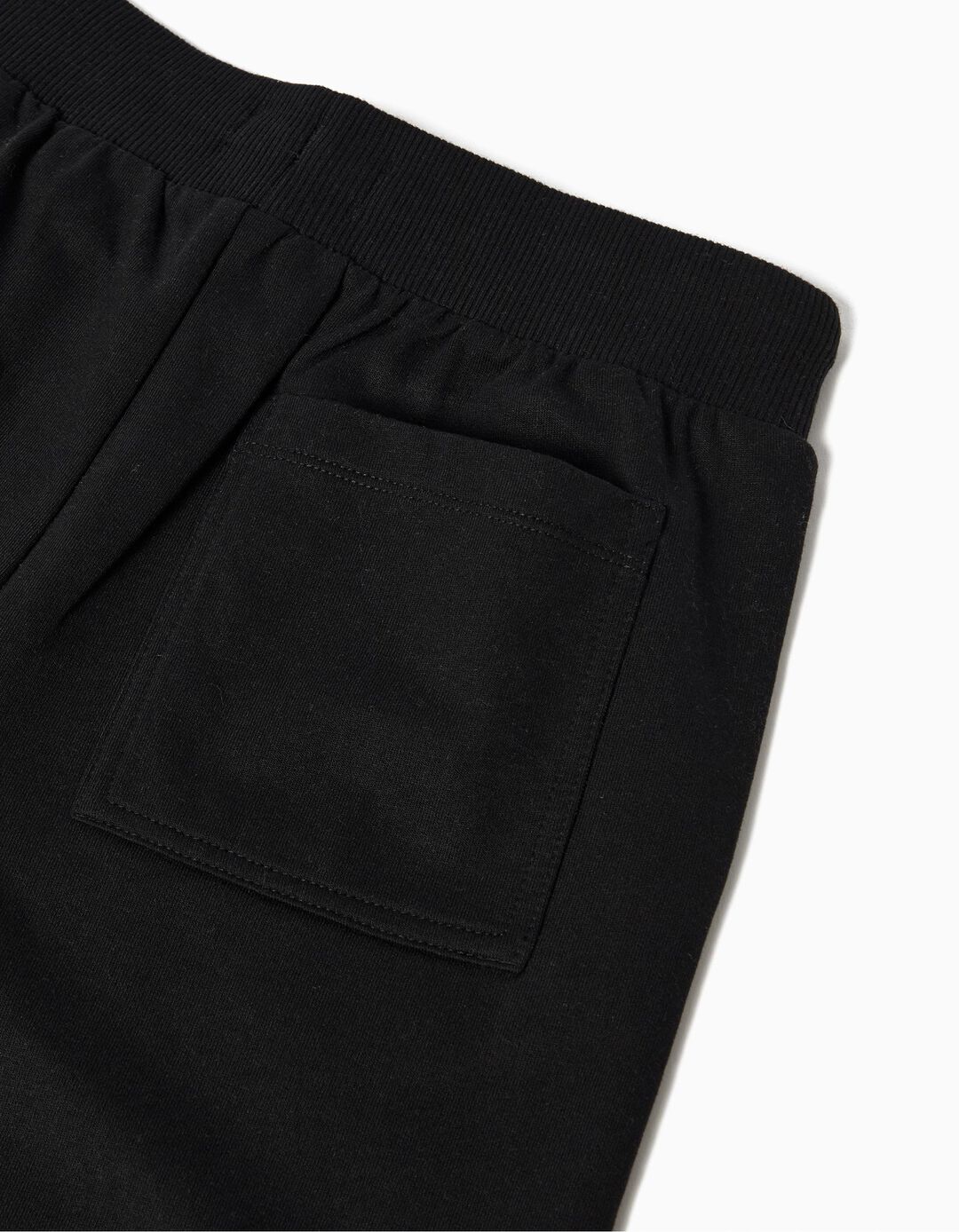 Calções Fleece, Menino, Preto