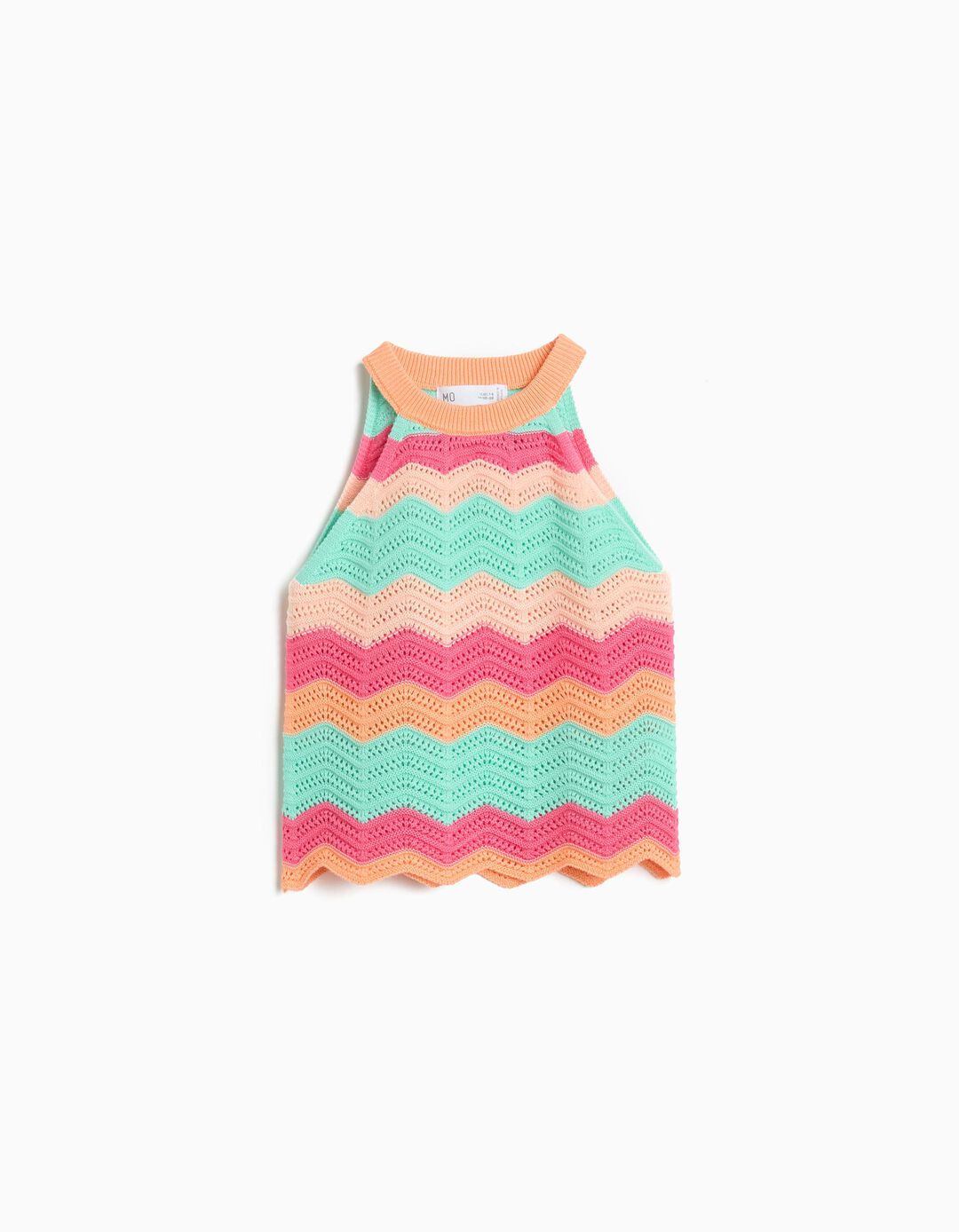 Top Crochet, Menina, Laranja Claro