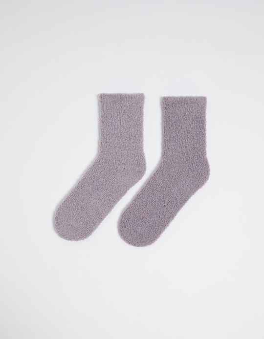 Comprar Online Meias Aconchegantes, Mulher, Lilás