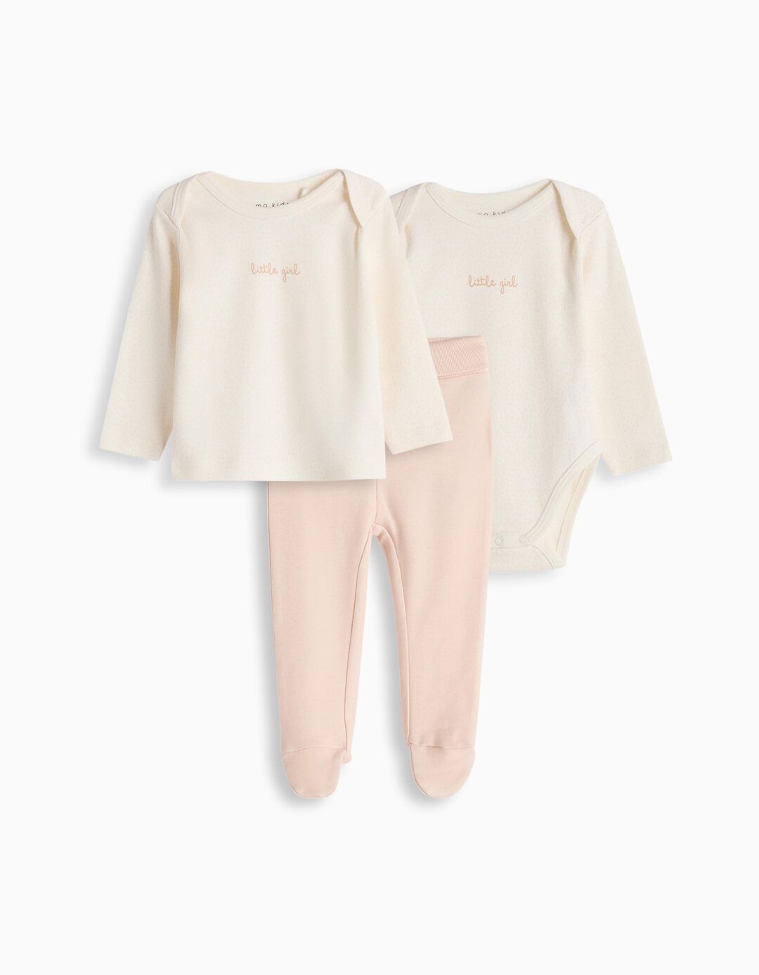 Conjunto 3 Peças, Bebé Menina, Multicor 