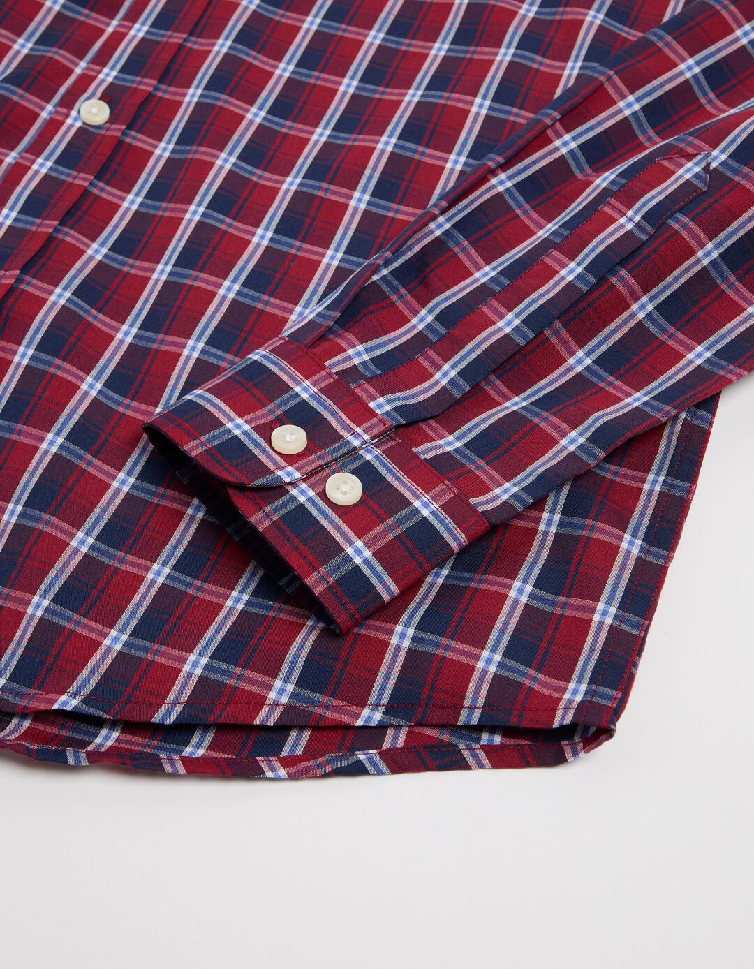 Camisa, Homem, Xadrez, Tons Vermelhos