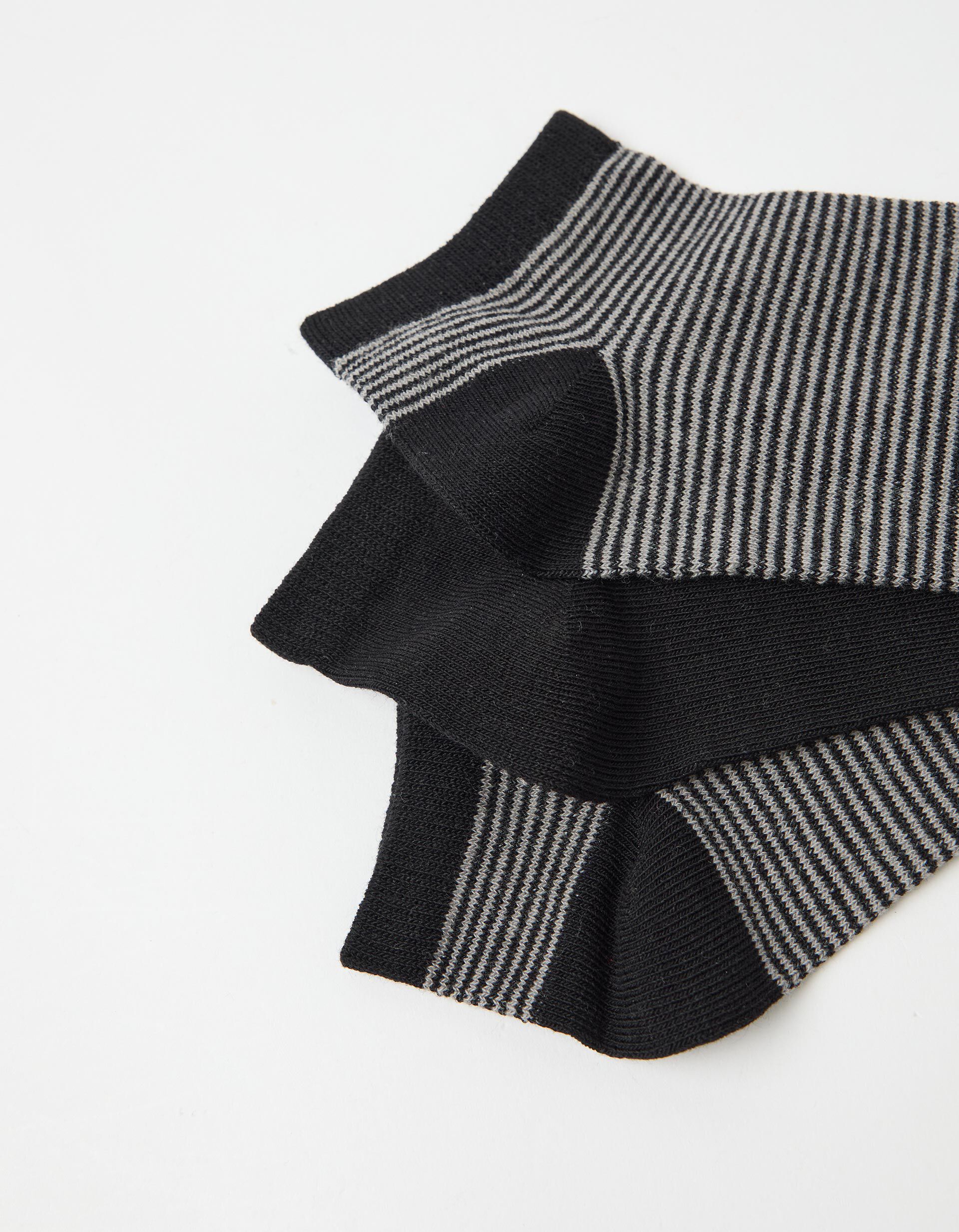Comprar Online Pack 3 Pares de Meias Tornozelo, Homem, Preto