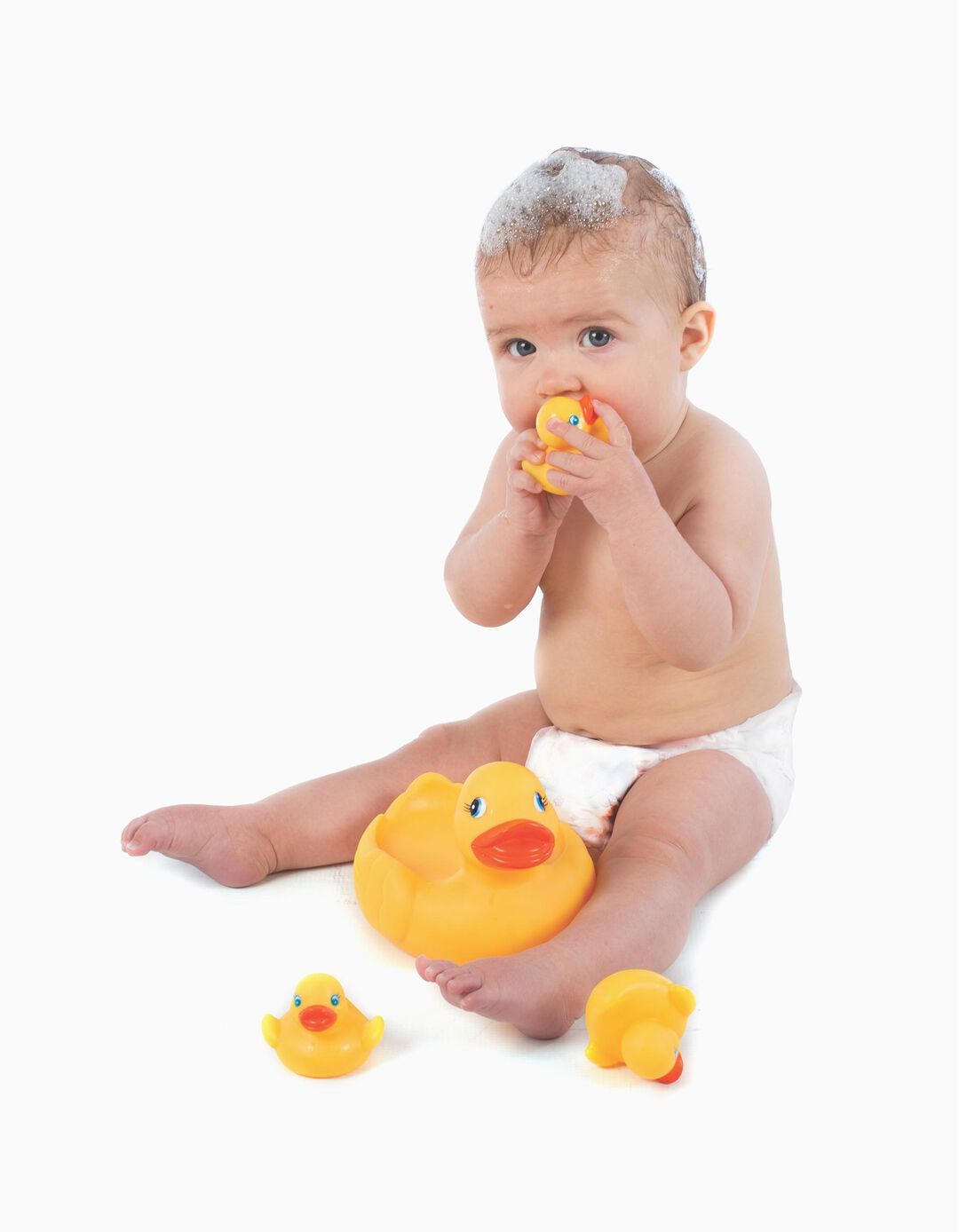 Brinquedo De Banho Familia Pato Playgro 0M+