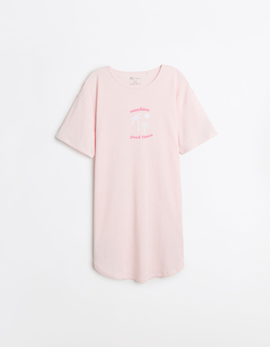Camisa de Dormir, Mulher, Rosa Claro