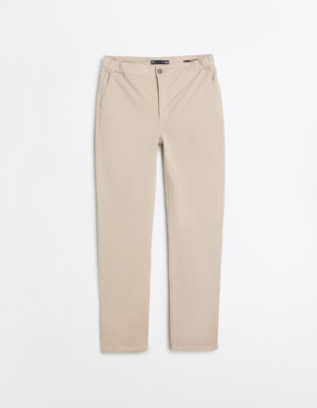 Cal&ccedil;as 'Tapered Fit', Homem, Bege