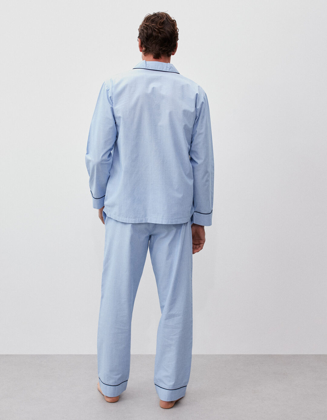 Pijama, Homem, Azul 